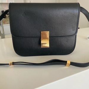 Celine classic box calfskin bag